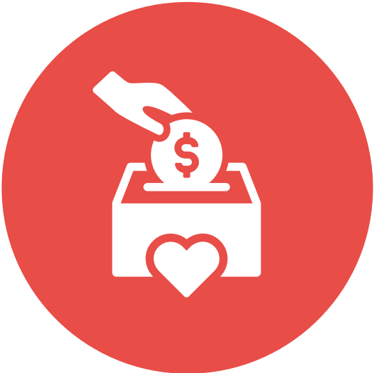 현금 지원 아이콘