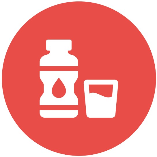 식수 제공 아이콘