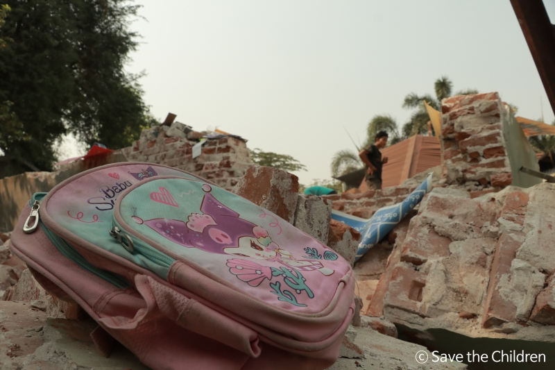 미얀마 지진 피해 현장