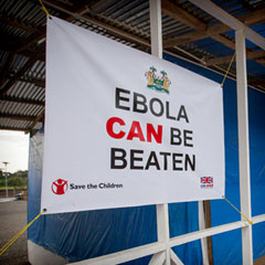 에볼라와의 싸움, 포기하지 않습니다