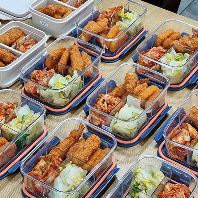 도시락과 보냉백